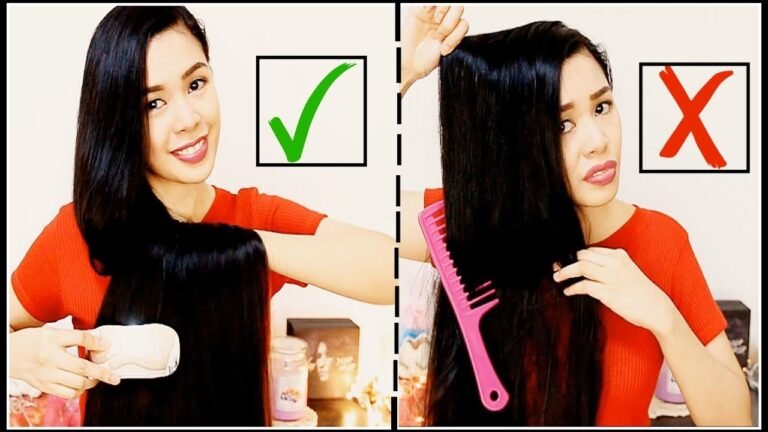 How To Brush Your Hair Correctly